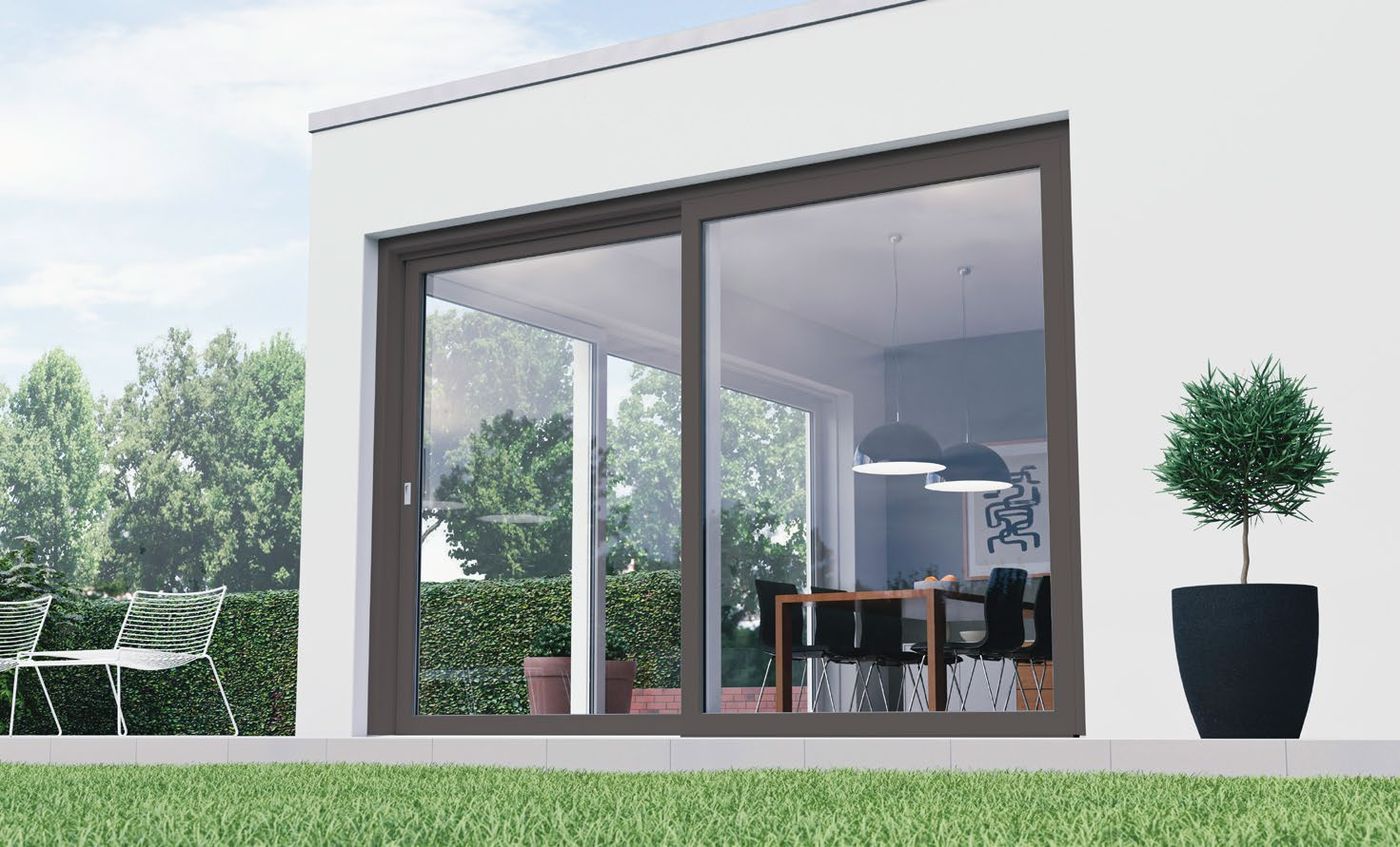 VEKAMOTION 82 lift-and-slide doors – lift-and-slide door to the garden